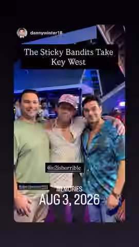 Social media story reading The Sticky Bandits Take Key West